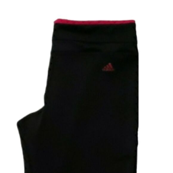 Adidas black athletic capri - Picture 1 of 3